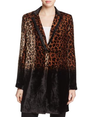 Elie Tahari Pam Cheetah Print Coat