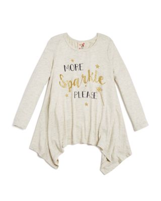 Lily Bleu Girls' More Sparkle Please Top - Sizes 2-6X