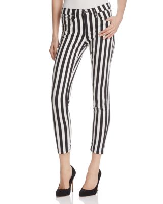 rag & bone/JEAN Capri Jeans in Benton Stripe