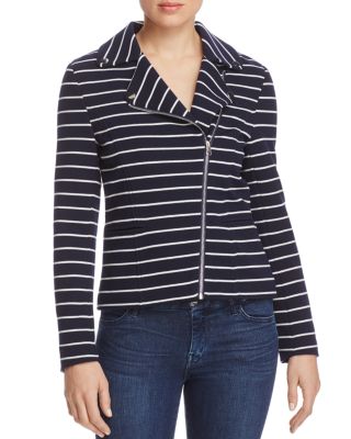 Bagatelle Stripe Moto Jacket