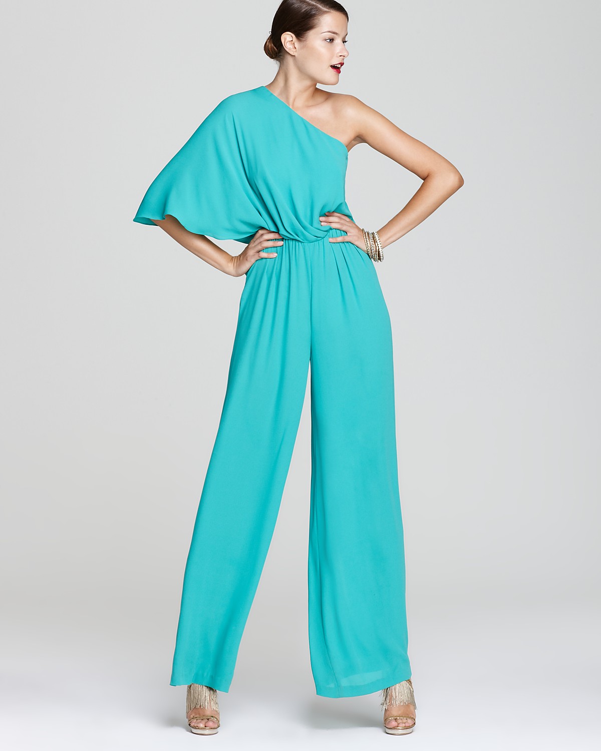 BCBGMAXAZRIA Jumpsuit - One Shoulder | Bloomingdale's