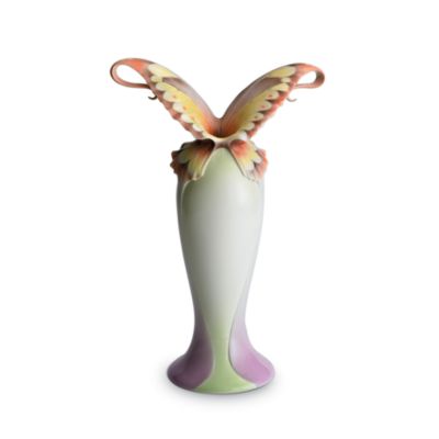 Franz Collection Papillon Butterfly Spread Wings Flower Vase