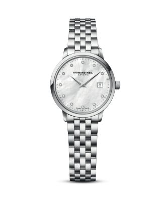 Raymond Weil Raymond Weil Toccata Stainless Steel Watch with Diamonds, 29mm