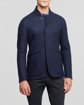 Armani Collezioni Nehru Wool Jacket