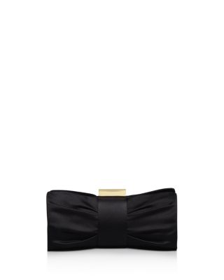 Sondra Roberts Pleat Bow Clutch