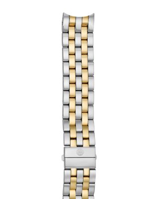 MICHELE Two Tone Sport Sail 5-Link Watch Bracelet, 20mm