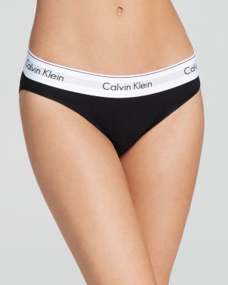 Calvin Klein Underwear Modern Cotton Bikini In Black
