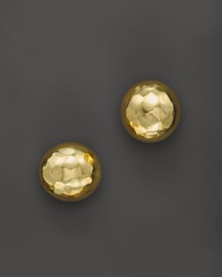 IPPOLITA Glamazon® 18K Yellow Gold Small Hammered Ball Studs