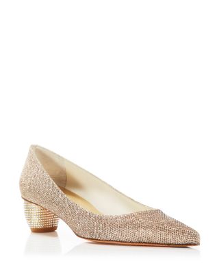 Stuart Weitzman Pumps - Disco Poco Mid Heel