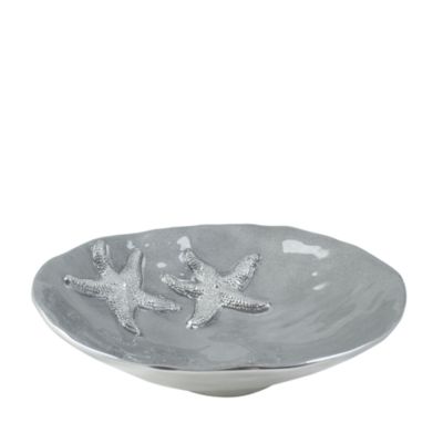 Mariposa Starfish Medium Bowl, Silver