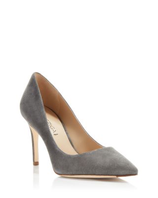 Via Spiga Carola Suede Pointed Toe Pumps