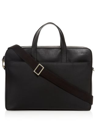 Jack Spade Barrow Leather Slim Briefcase