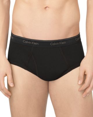 Calvin Klein Cotton Classics Briefs, Pack Of 4 In White/grey/black