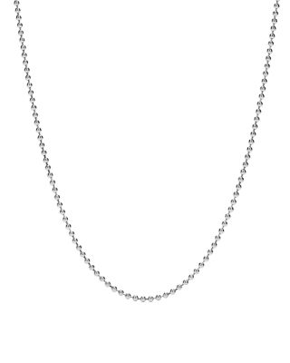 TOUS Sterling Silver Chain Necklace, 32