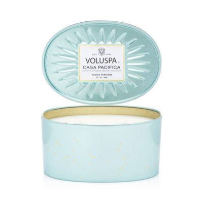 Voluspa Casa Pacifica 12 oz. Oval Tin Candle