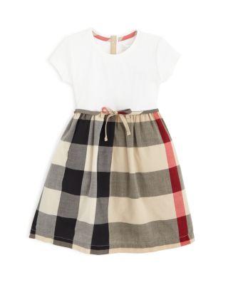 Burberry Infant Girls' Mini Rosey Check Skirt Dress - Sizes 3-36 Months