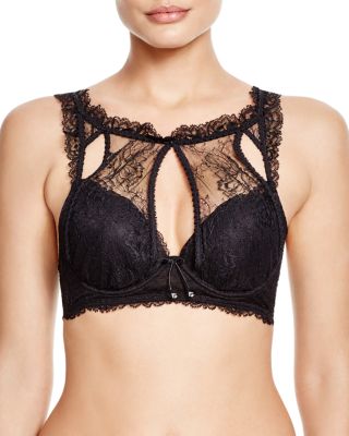 Pleasure State Vesper Fleur Mezza Luna Overlay Padded Underwire Bra #P234-1289C