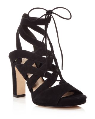 Via Spiga Collette High Heel Lace Up Sandals