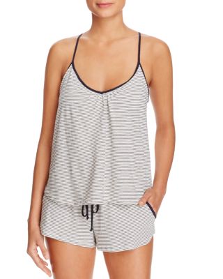 Eberjey Striped Pajama Tank & Shorts