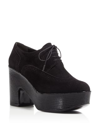 Robert Clergerie Voel Platform Oxford Booties