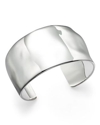 IPPOLITA Sterling Silver Senso Wide Textured Surface Cuff 