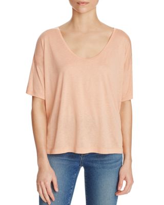 T by Alexander Wang Scoop Neck Tee