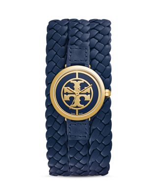 Tory Burch The Reva Leather Wrap Watch, 29mm