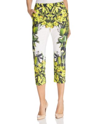 FINITY Floral Print Cropped Pants