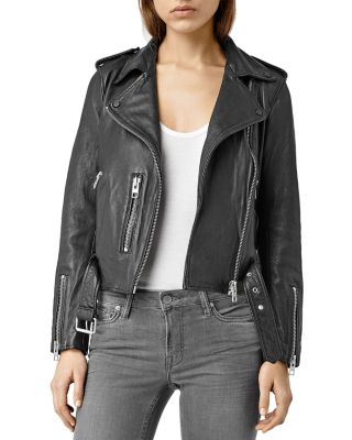 ALLSAINTS Balfern Leather Biker Jacket | Bloomingdale's