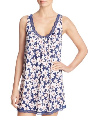 Oscar de la Renta Pink Label Floral Print Chemise