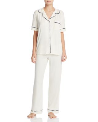 Eberjey Gisele Short Sleeve Long Pant Pajama Set