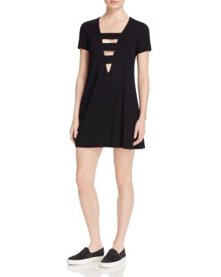 Benjamin Jay Cori Cutout V-Neck Dress