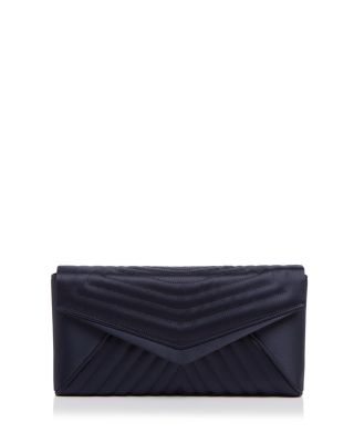 Sondra Roberts Stitched Satin Clutch