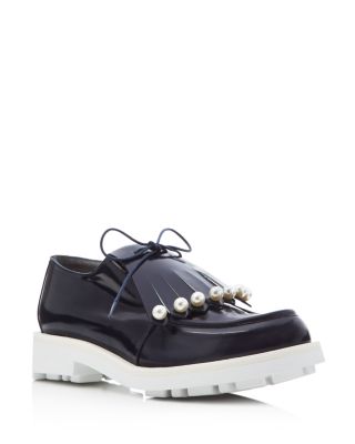 Robert Clergerie Biro Embellished Kiltie Oxfords