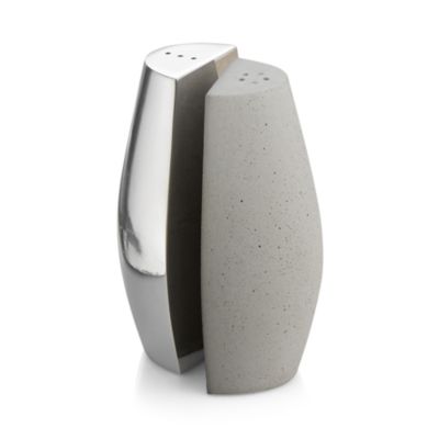 Nambé Forte Salt and Pepper Shakers