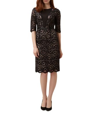 HOBBS LONDON Rafaela Lace Overlay Dress