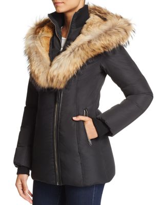 Mackage Akiva Fur-Trim Short Down Jacket