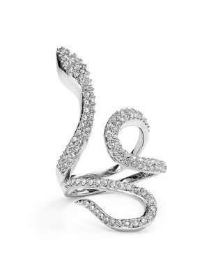 Rebecca Minkoff Pavé Snake Statement Ring