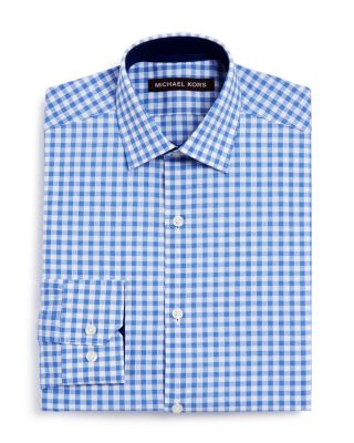 Michael Kors Boys' Gingham Button Down Shirt - Sizes 8-18