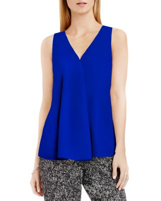 VINCE CAMUTO Drape Front Sleeveless Top