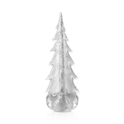 Simon Pearce Vermont Silver Leaf Evergreen Figure, 14