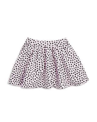 kate spade new york Girls' Ponte Knit Dot Skirt - Sizes 2-6