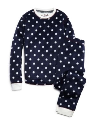 PJ Salvage Girls' Polka Dot Pajama Set - Sizes 8-14