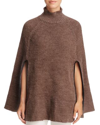 Lauren Ralph Lauren Turtleneck Honeycomb Capelet