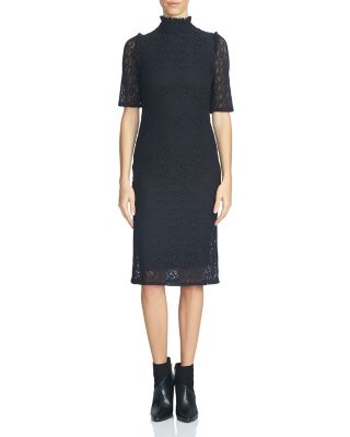 1.STATE Mock Neck Lace Dress