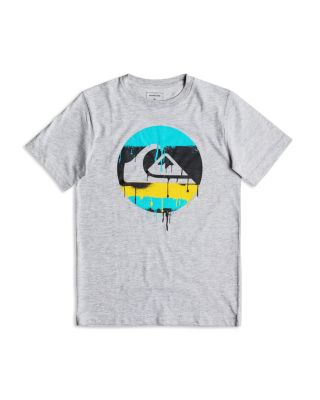 Quiksilver Boys' Dripped Logo Tee - Sizes 4-7