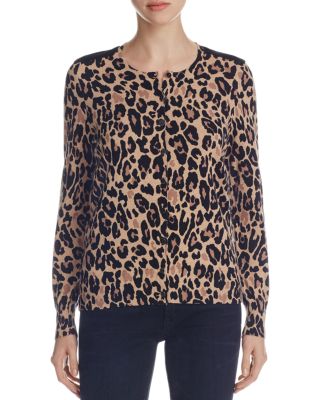 Foxcroft Leopard Print Cardigan