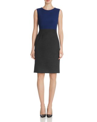 Elie Tahari Emory Color Block Sheath Dress