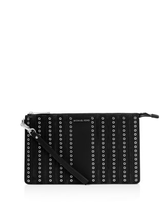 MICHAEL Michael Kors Brooklyn Large Grommet Wristlet