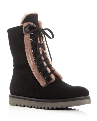 Aquatalia Payton Shearling Weatherproof Booties